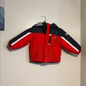 Skechers Kids Red and Black Puffer Jacket